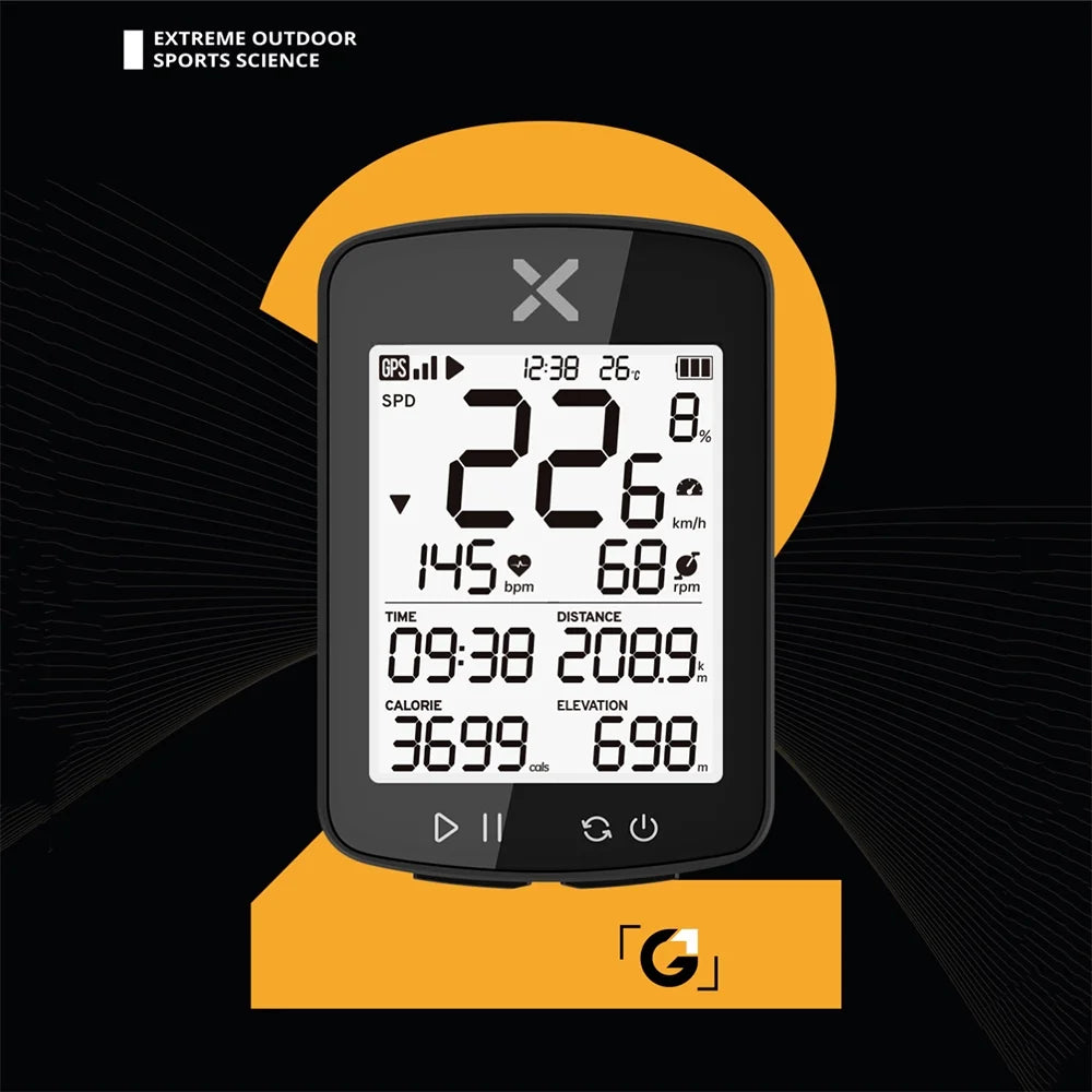 Wireless Waterproof Bike Computer with Speed Distance Thermometer Z1297