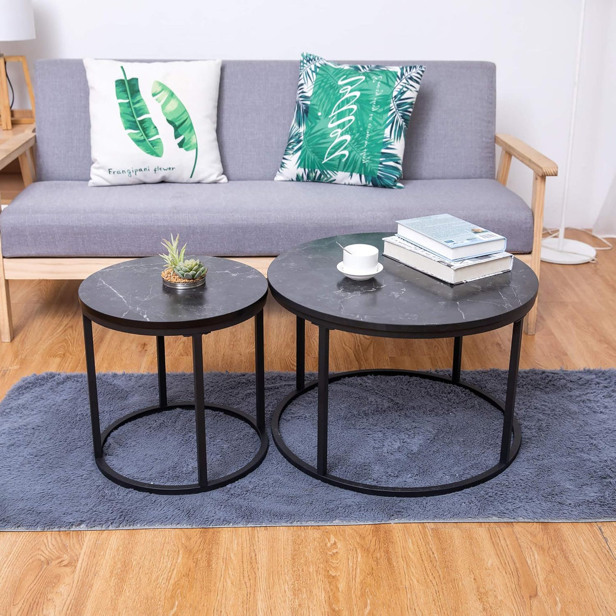 Black End Table Set of 1 O129582