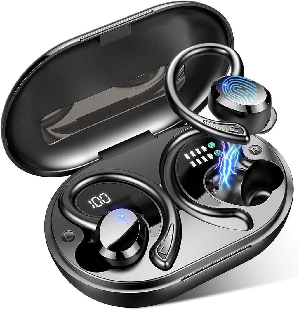 Wireless Bluetooth 5.1 Earbuds with Earhooks, IP7 Waterproof, 48H Playtime A270741