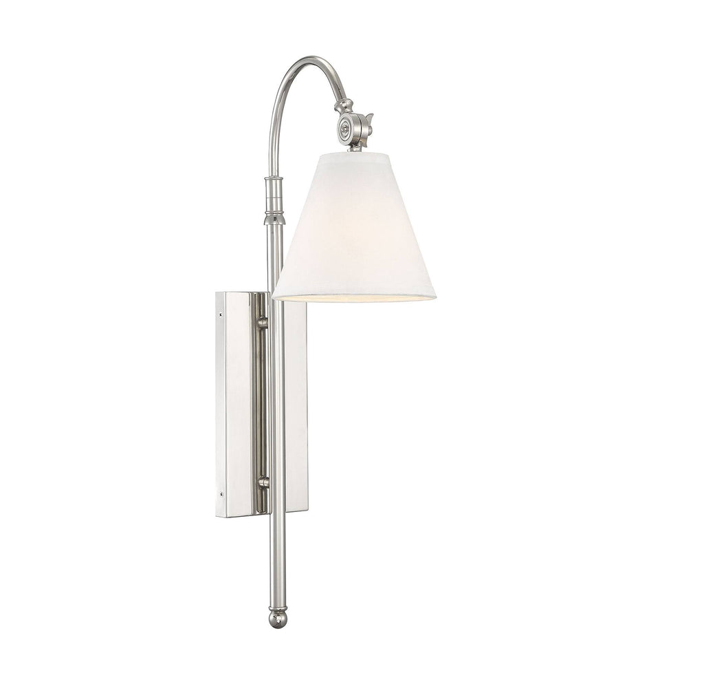 Polished Nickel Sconce G6481