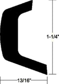Aluminum Rub Rail 1-1/4in 20ft I82446