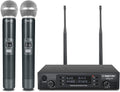 Dual Handheld Wireless Microphone System, 2x100 Channels C970223