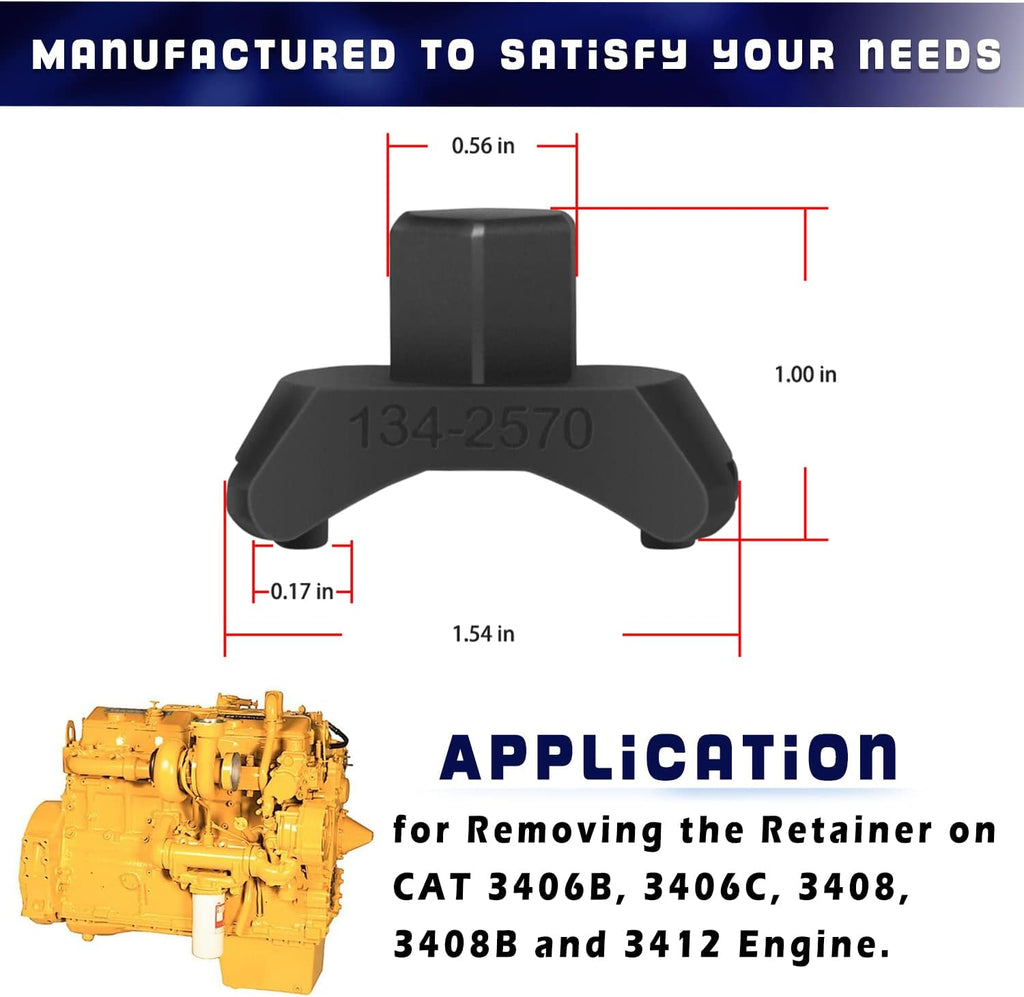 Fuel Injection Nozzle Retainer Spanner Wrench Tool Pack of 2 B7463