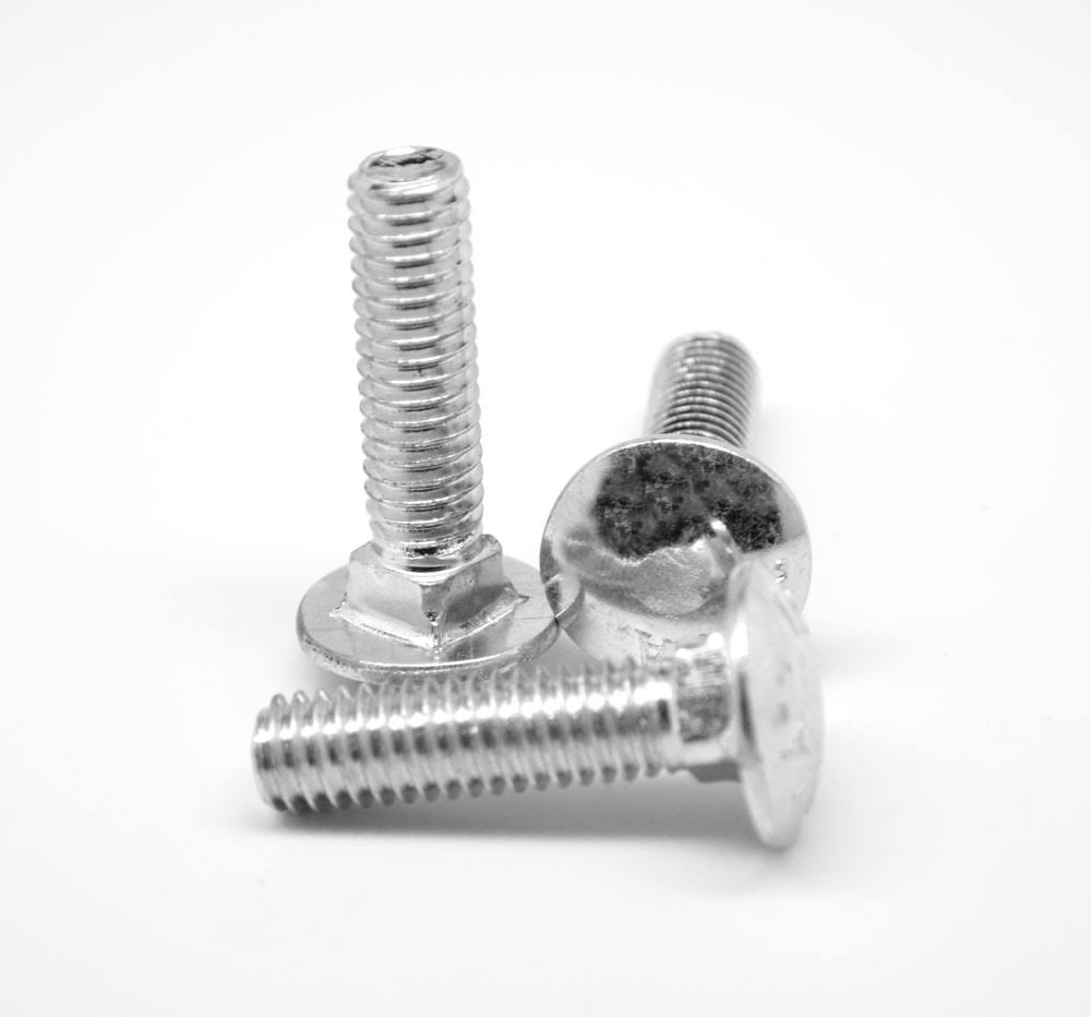 1/4x22-20 x 1 1/4x22 Coarse Thread Carriage Bolt Stainless Steel 18-8 Pk 500 U29935