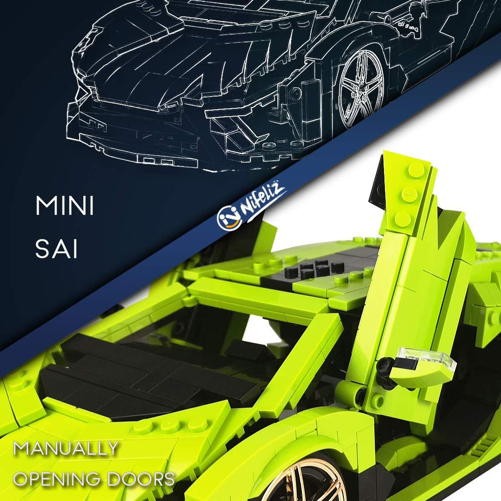 1:14 Scale Sports Car Building Blocks Model (1133 Pcs) Z146