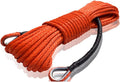 3/8" x 84ft Orange Synthetic Winch Rope Extension B664366