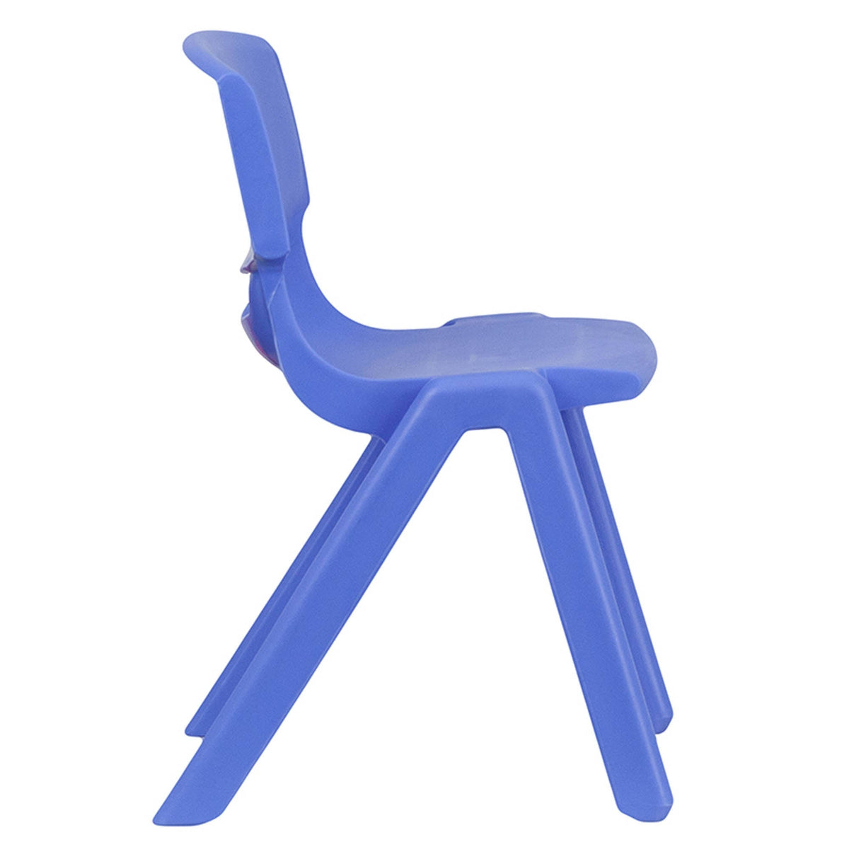 Blue Plastic Stackable School Chair, 4 Pack J671