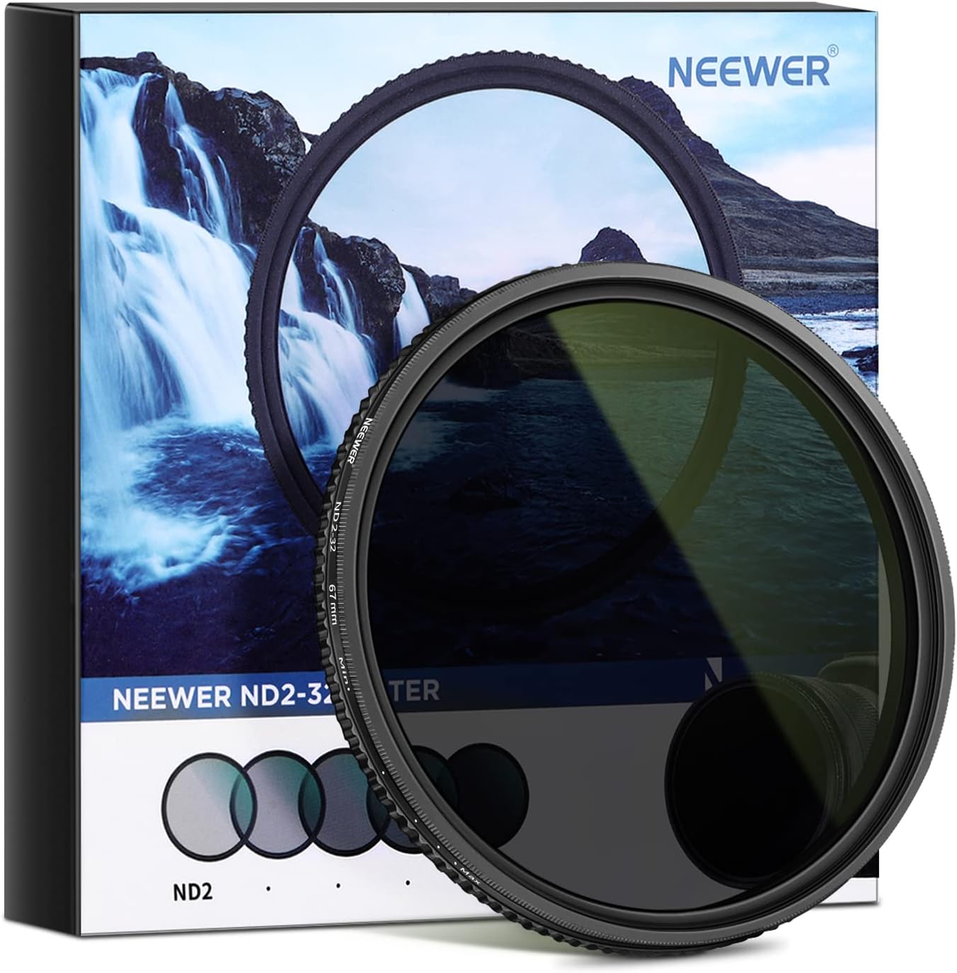 67mm Variable Fader ND Filter ND2 to ND32 (1-5 Stop) H672