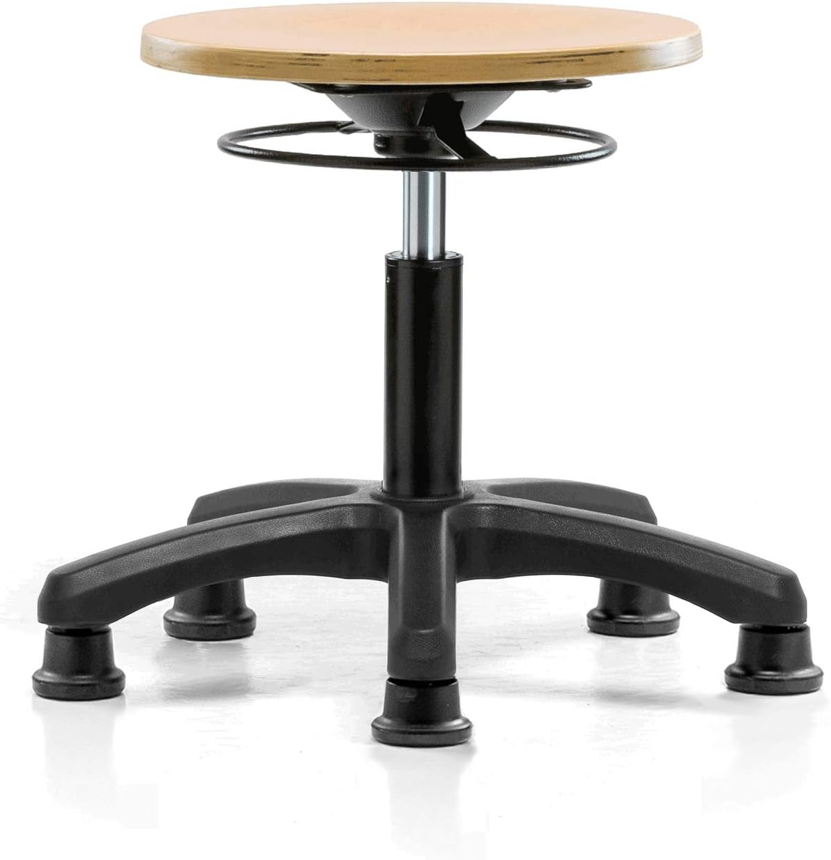 Wood Pneumatic Stool Q47396