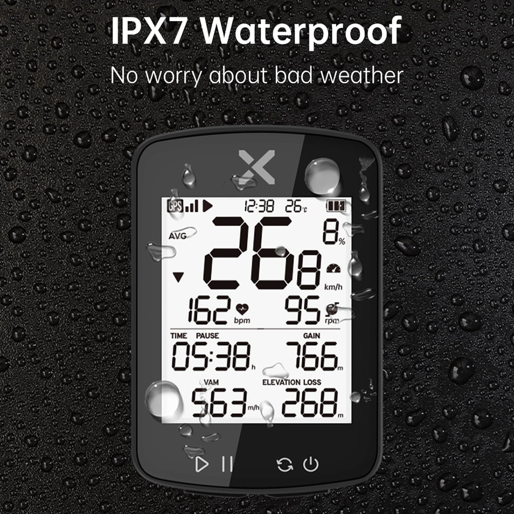 Wireless Waterproof Bike Computer with Speed Distance Thermometer Z1297