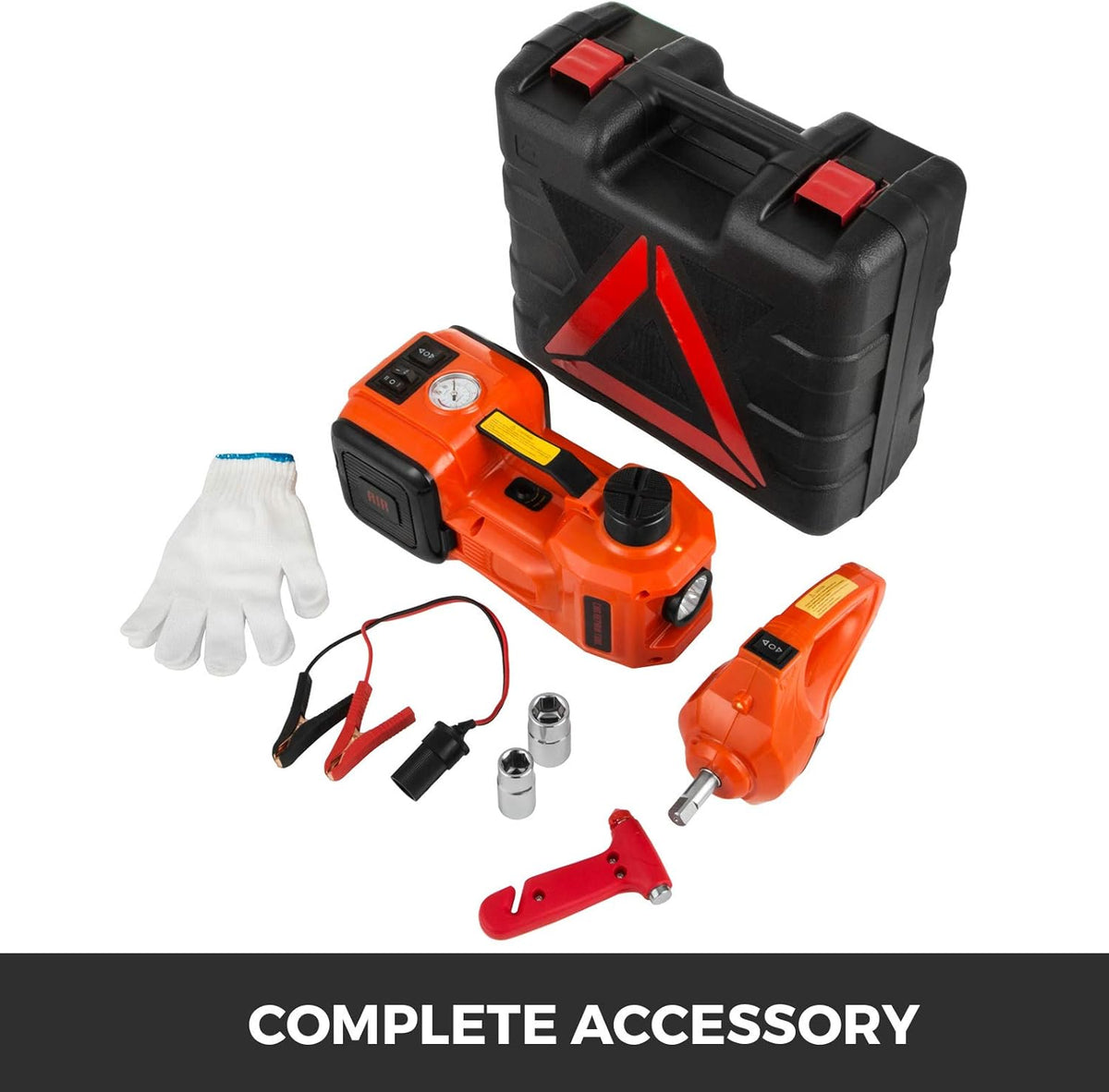 Electric Car Jack 3 Ton with Tire Inflator Pump and Electric Wrench N786