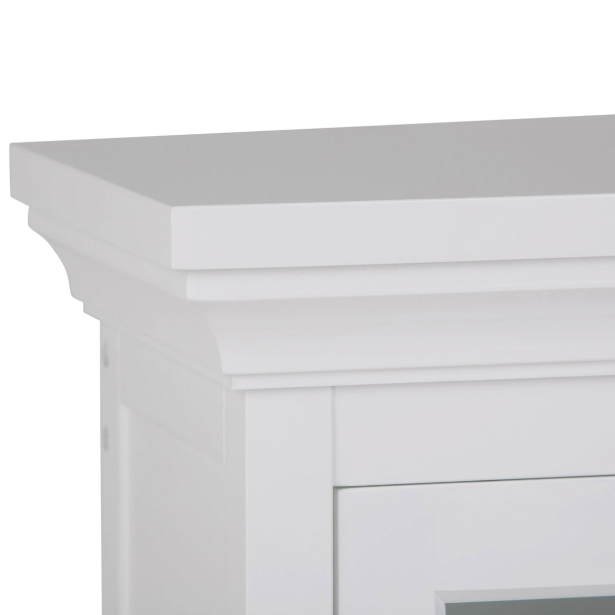 White Two-Door Bathroom Wall Cabinet C683