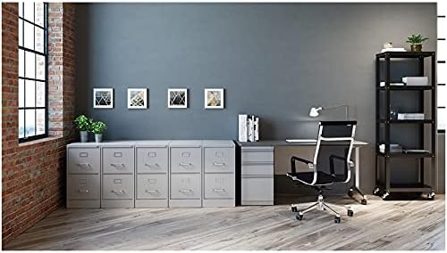 Light Gray Metal 2 Drawer Vertical File Cabinet F788