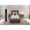 White Twin 8 inch Independently Encased Coil Mattress N948670