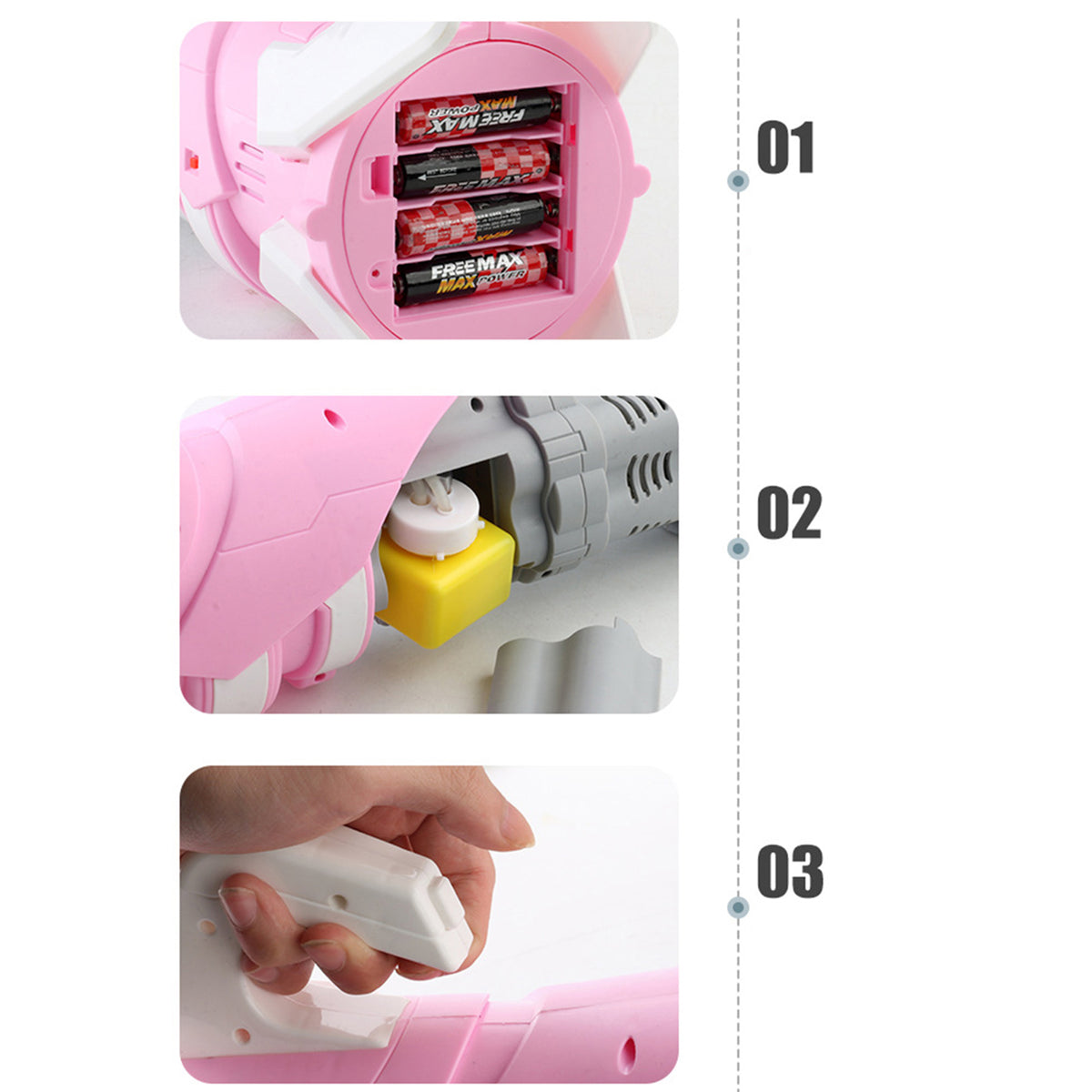 Bubble Blasters Guns for Kids H85256