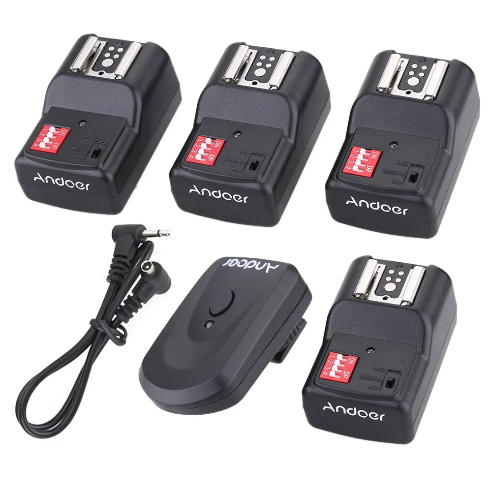 16 Channel Wireless Flash Trigger Set 4 Receivers A336842