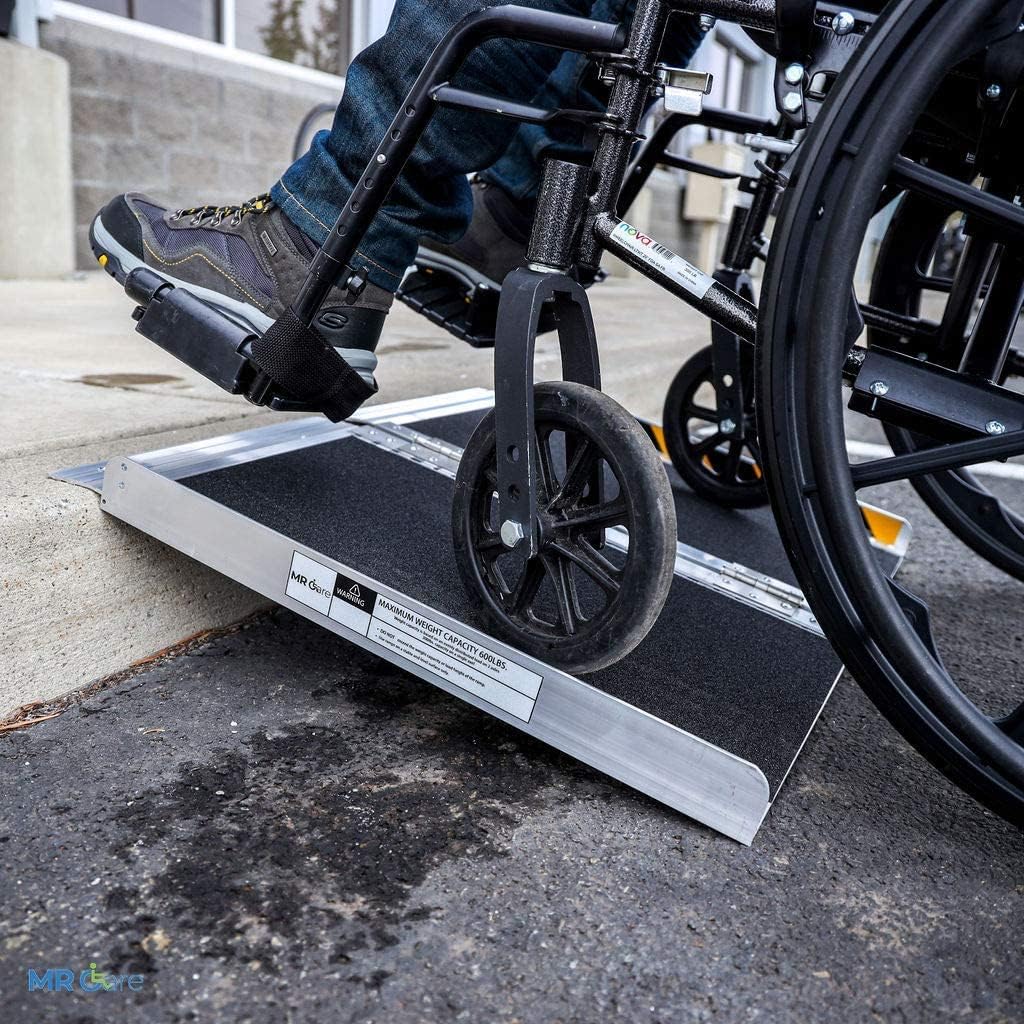 Portable Foldable Wheelchair Ramp with Handle (2FT) Q385402