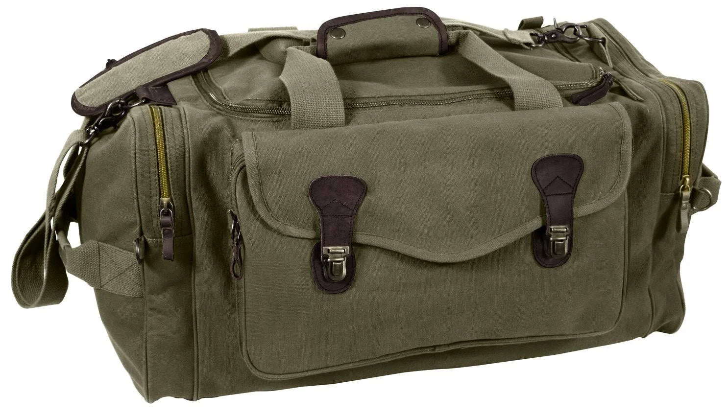 Coyote Brown Canvas Long Weekend Bag Y82118