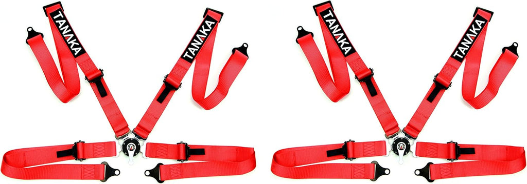 5 Points Racing Style Harness - PAIR (Red5) B95845