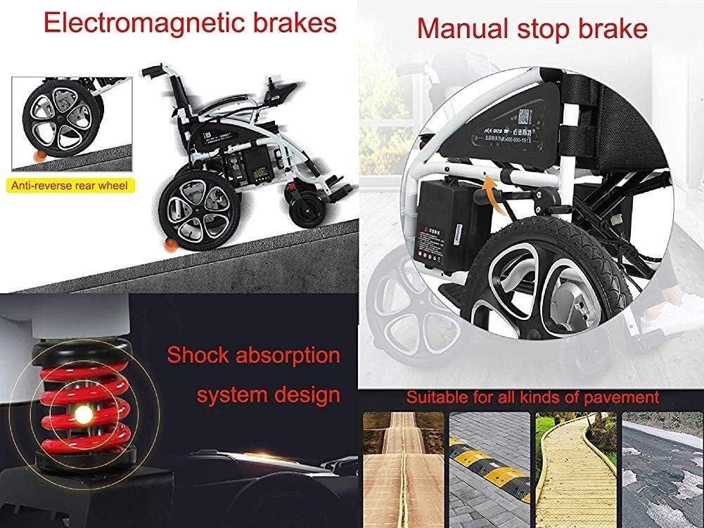 Compact Foldable Motorized Wheelchair D420