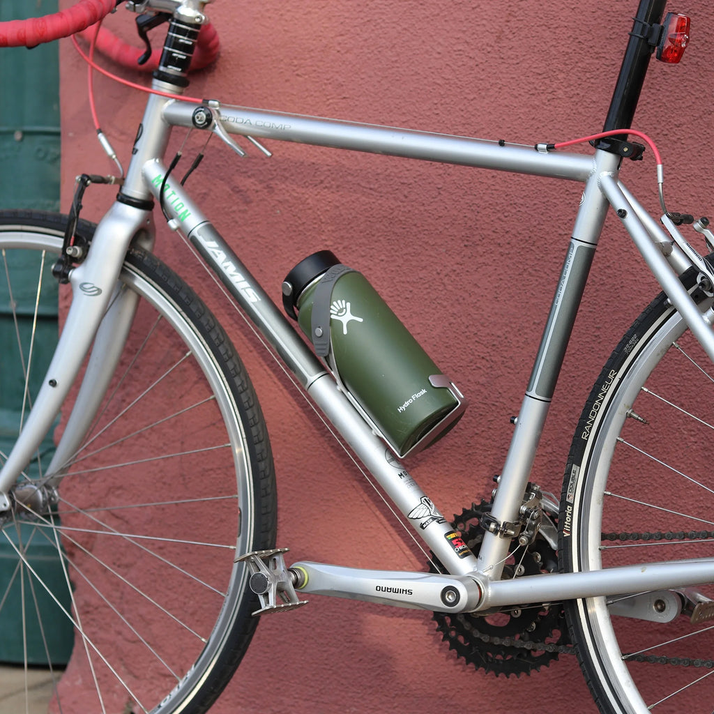 Silver Wide Bicycle Bottle Cage A4182