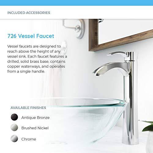 Chrome Vessel Faucet Ensemble U883