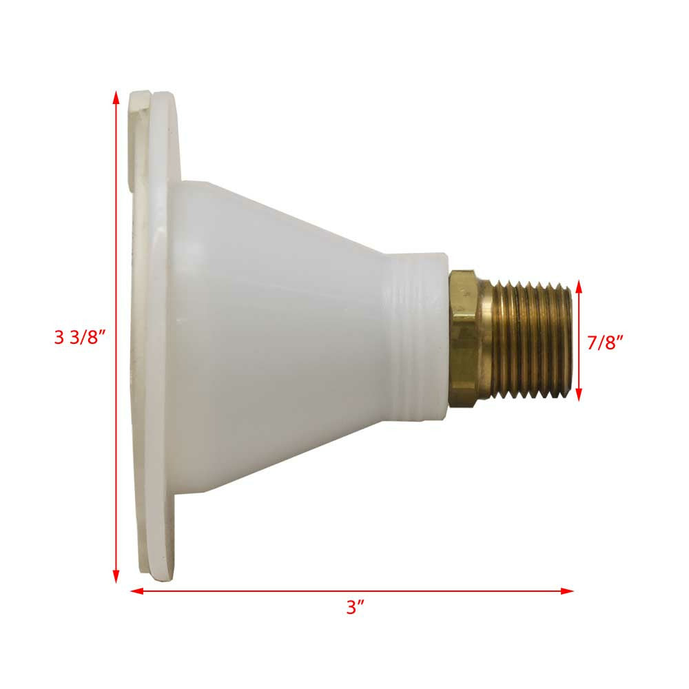 White Plastic Boat Speed Tap B98148