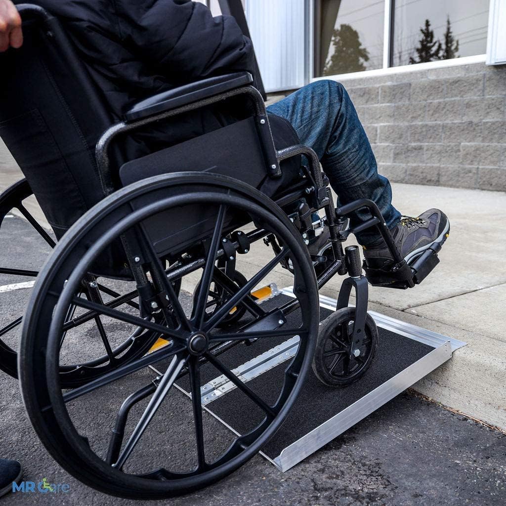 Portable Foldable Wheelchair Ramp with Handle (2FT) Q385402