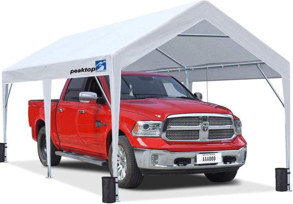 10 x 20 ft Heavy Duty Carport Car Canopy Portable Garage Tent Boat Shelter P47209