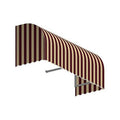Burgundy & Tan Window & Entry Awning L645