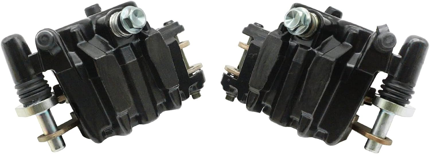 Front Left Right Brake Calipers & Pads for Kawasaki KFX700 Brute Force 650 Prairie 650 700 KVF650 KVF700 D919191
