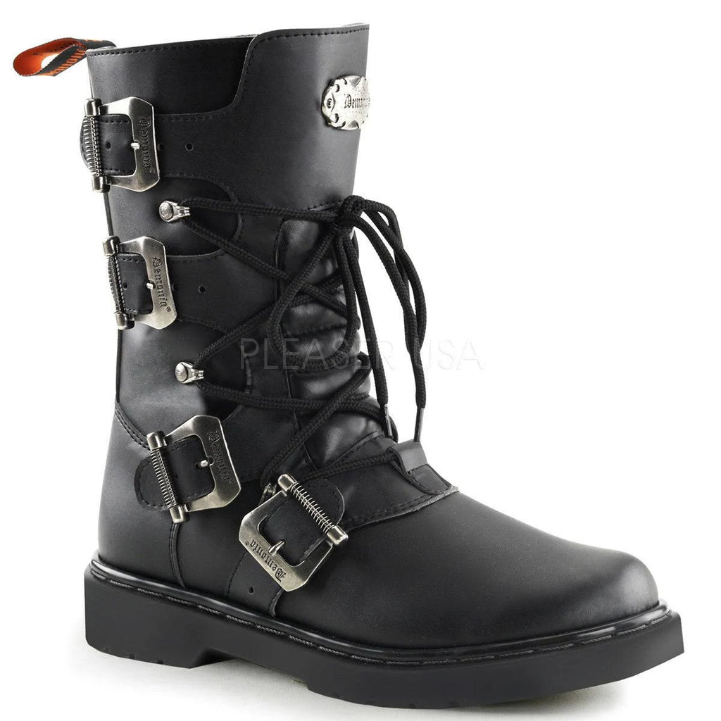 Black Leather Reaper 30 Shoes U96258