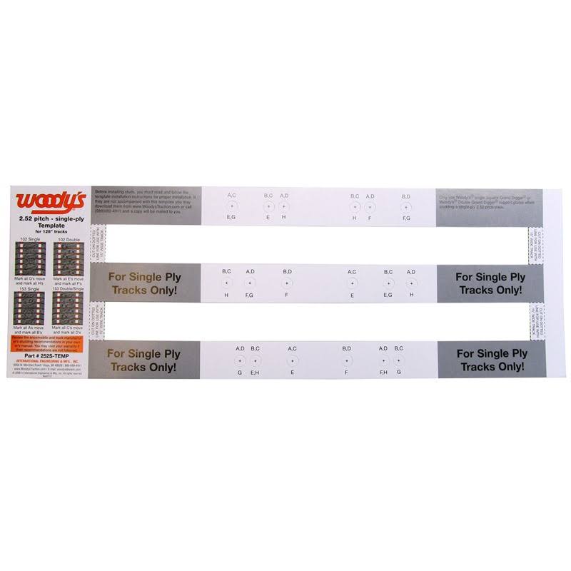 1.325 inch 1-Ply Track Stud Kit - 153 Pack S4395