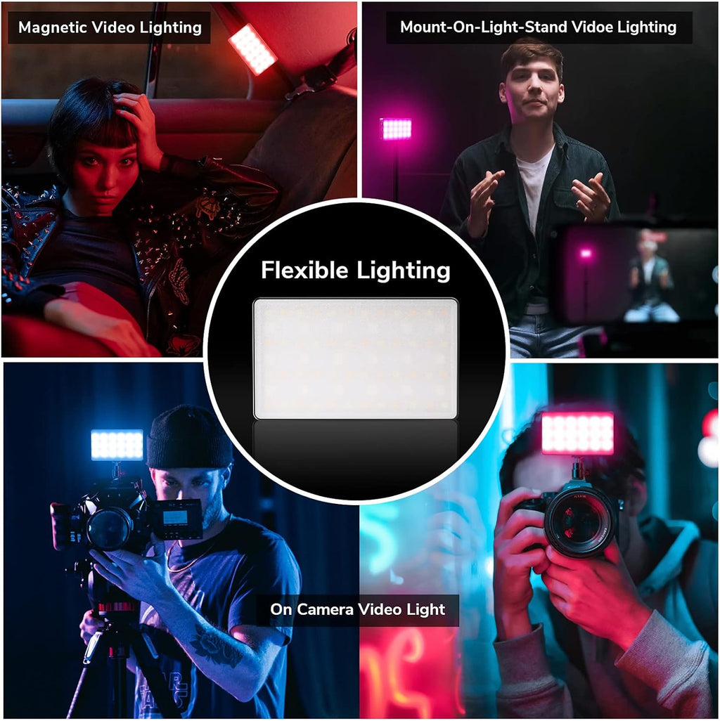 RGB Video Light, Pack of 2, Aluminum Alloy Body O92676