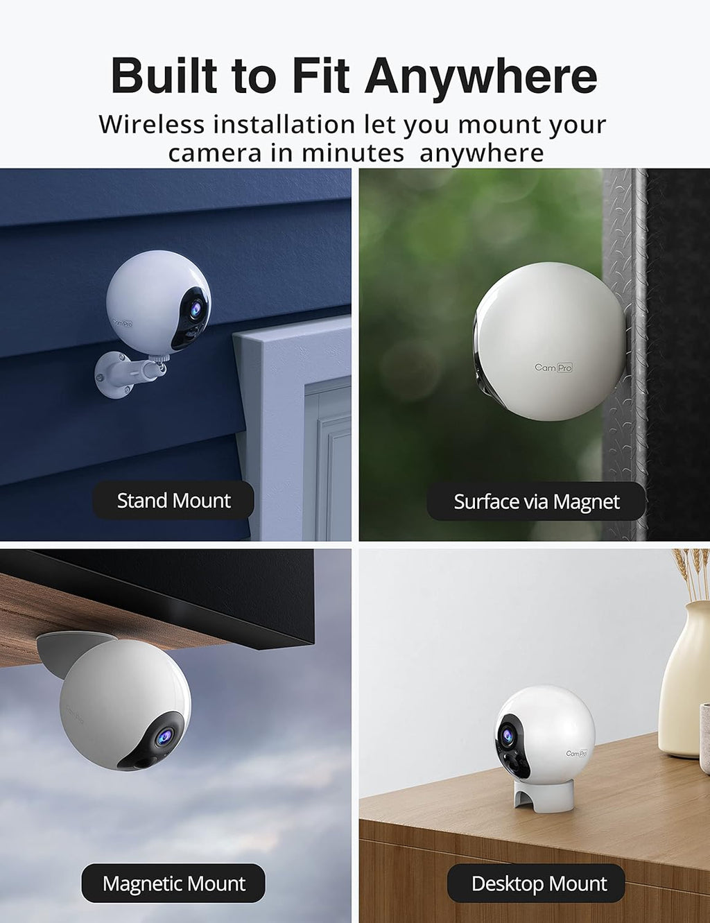 Wireless 1080p Full HD Security Camera with Night Vision X344