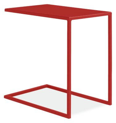 Scarlet Red Slim C-Shaped Table I415