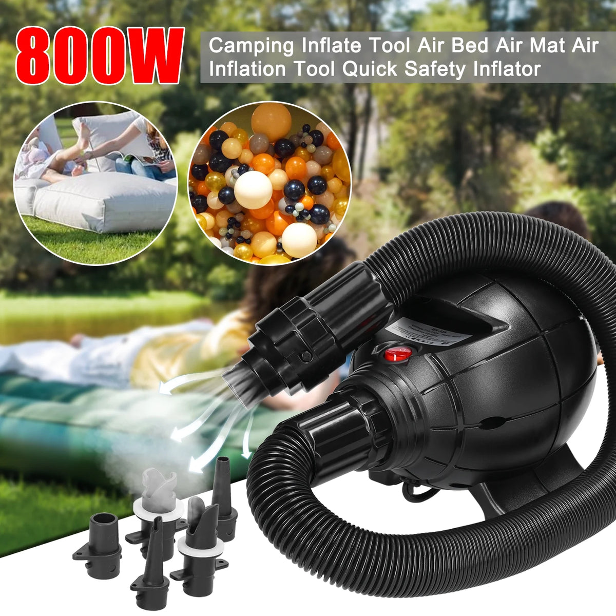800W Portable Air Pump W2922