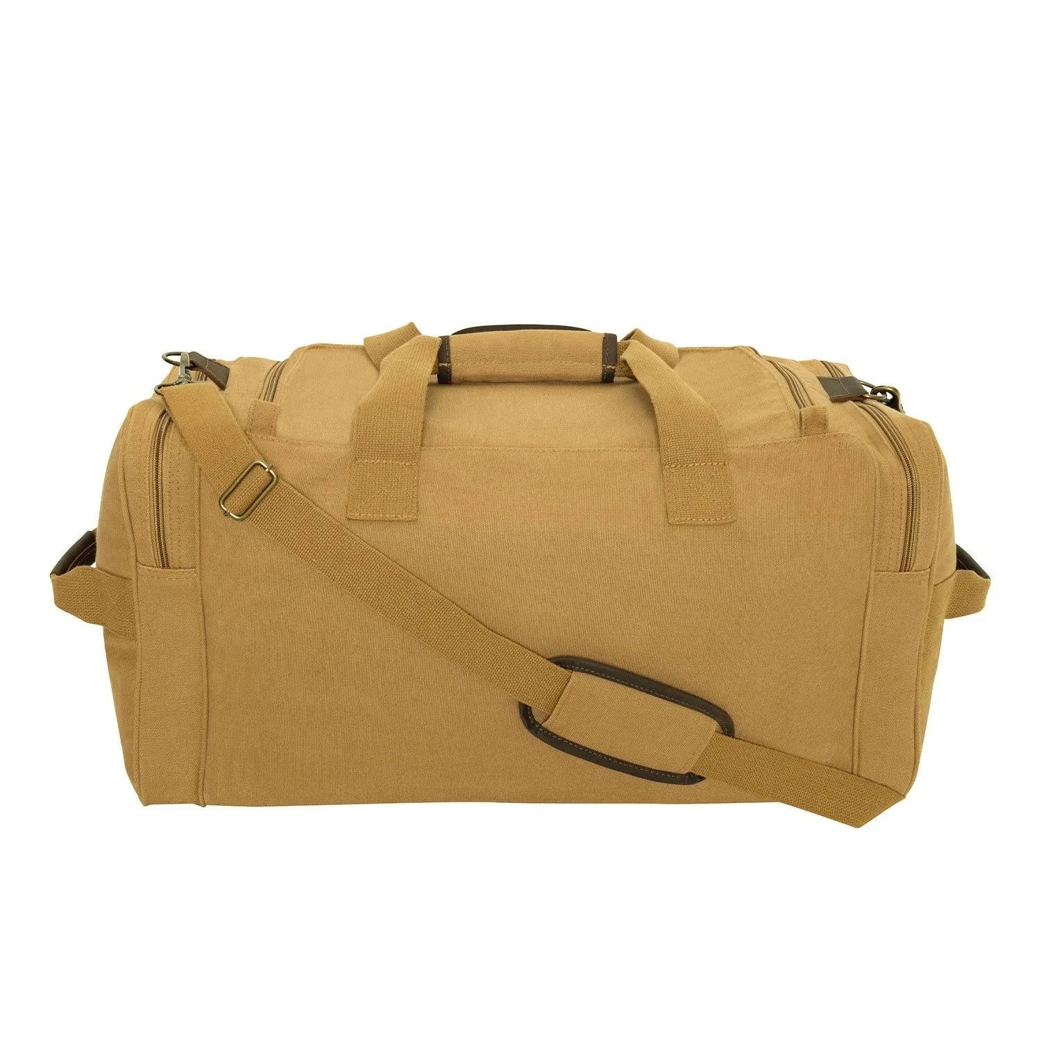Coyote Brown Canvas Long Weekend Bag Y82118