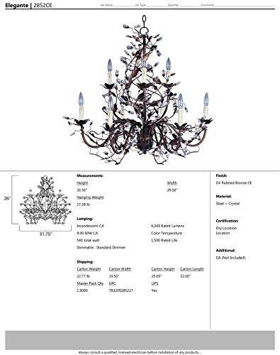 Etruscan Gold 9-Light Chandelier P71614