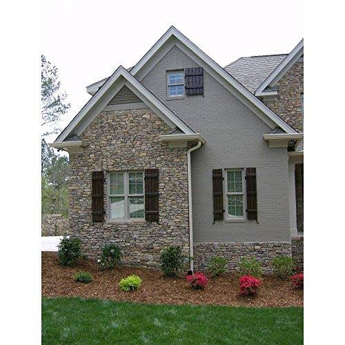 Black Composite Board-n-Batten Shutters (Per Pair) L20856