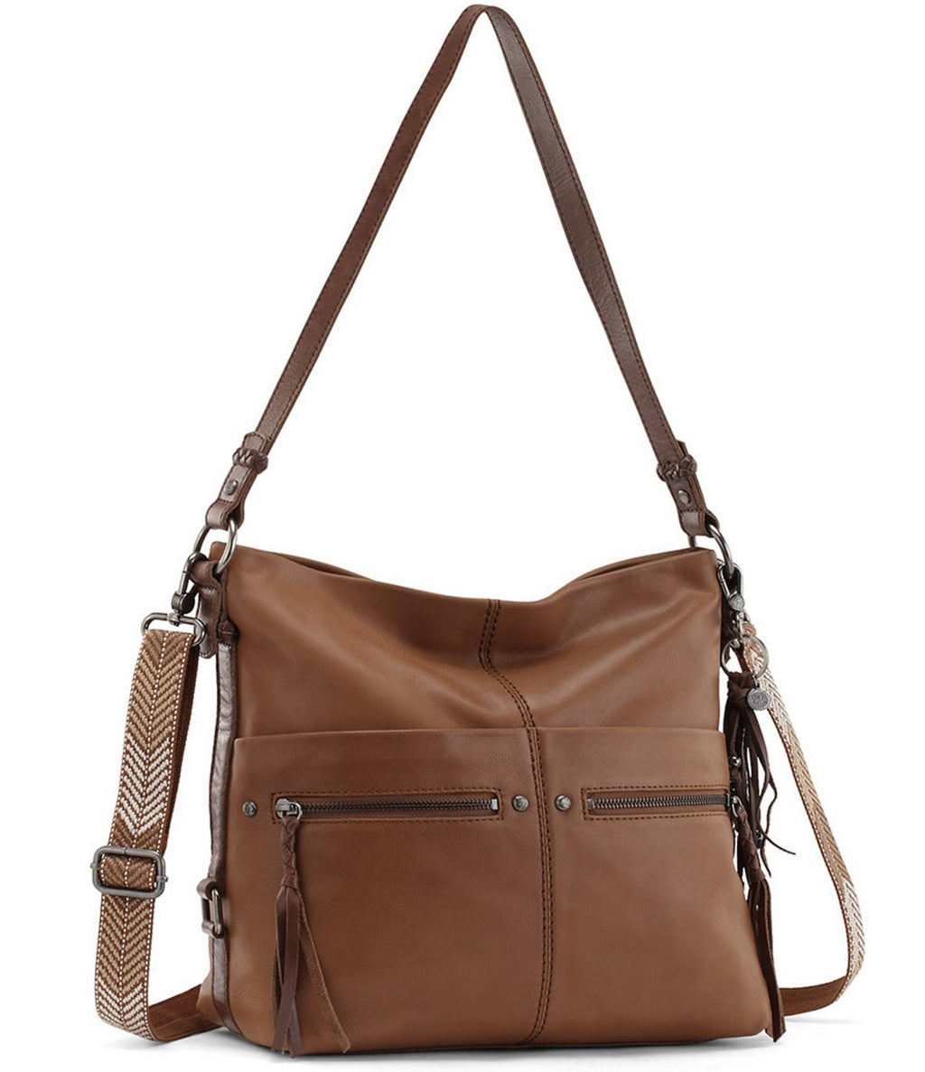 Stone Leather Bucket Bag Y839442