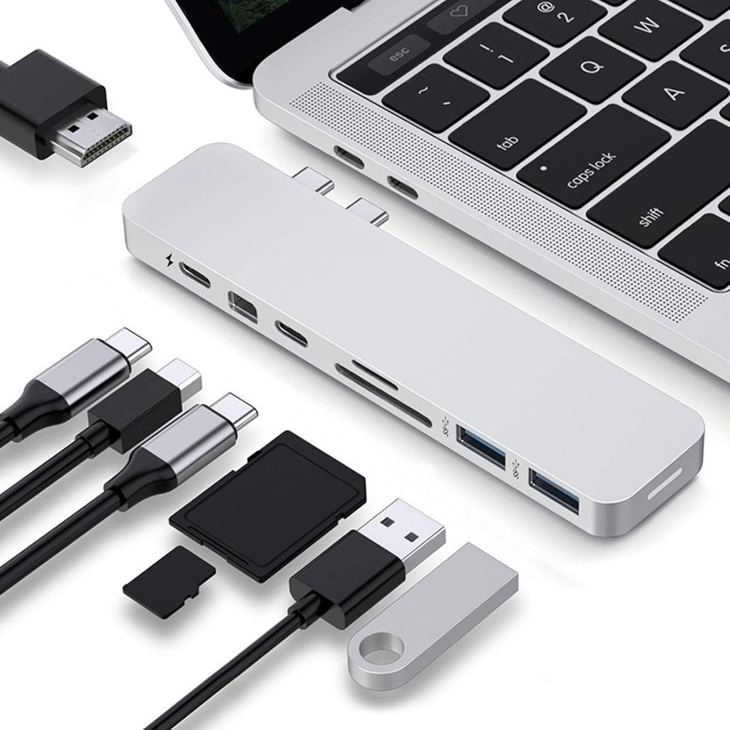 USB C Hub Adapter with 4K HDMI, microSD/SD Card Reader C69005