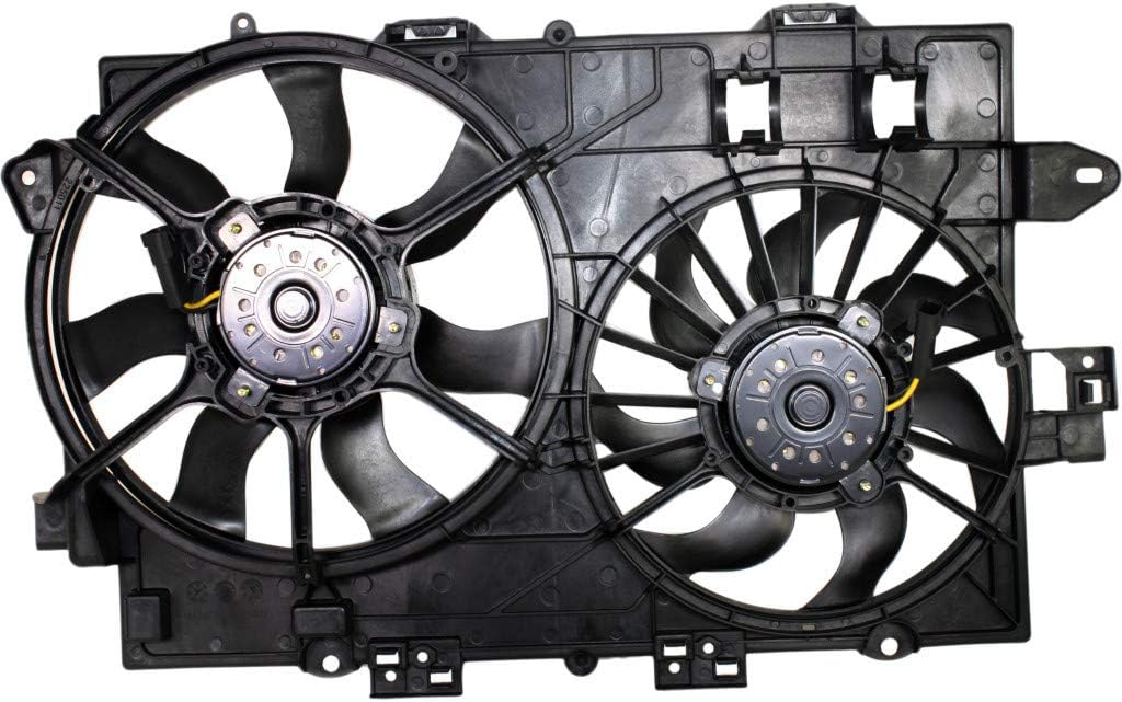 Radiator Fan for Chevy Equinox 2006 2007 2008 Dual Fan 3.4L Engine M1571