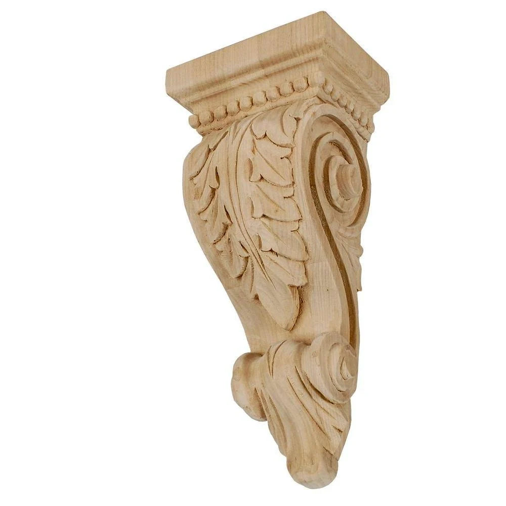 Unfinished Solid Alder Wood Corbel M450