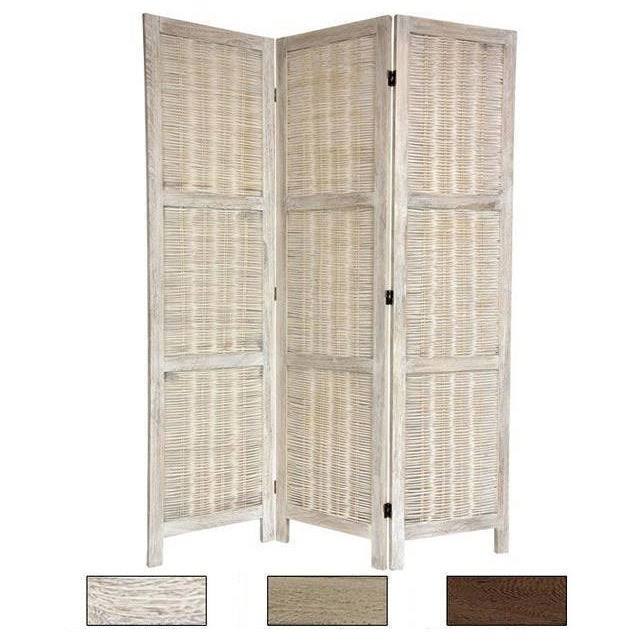 Burnt White 6-Panel Room Divider P3323