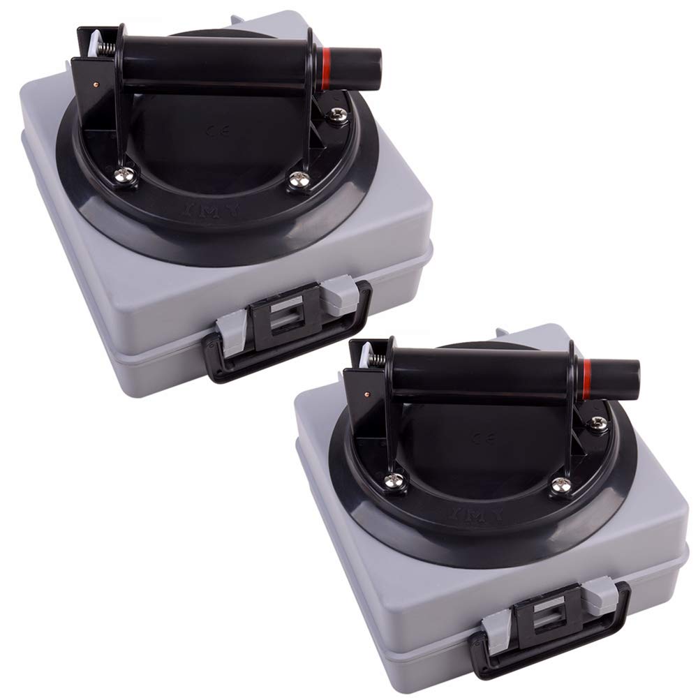 2 Pack 8 Glass Suction Cup Heavy Duty Hand-held Vacuum Panel Lifter T596