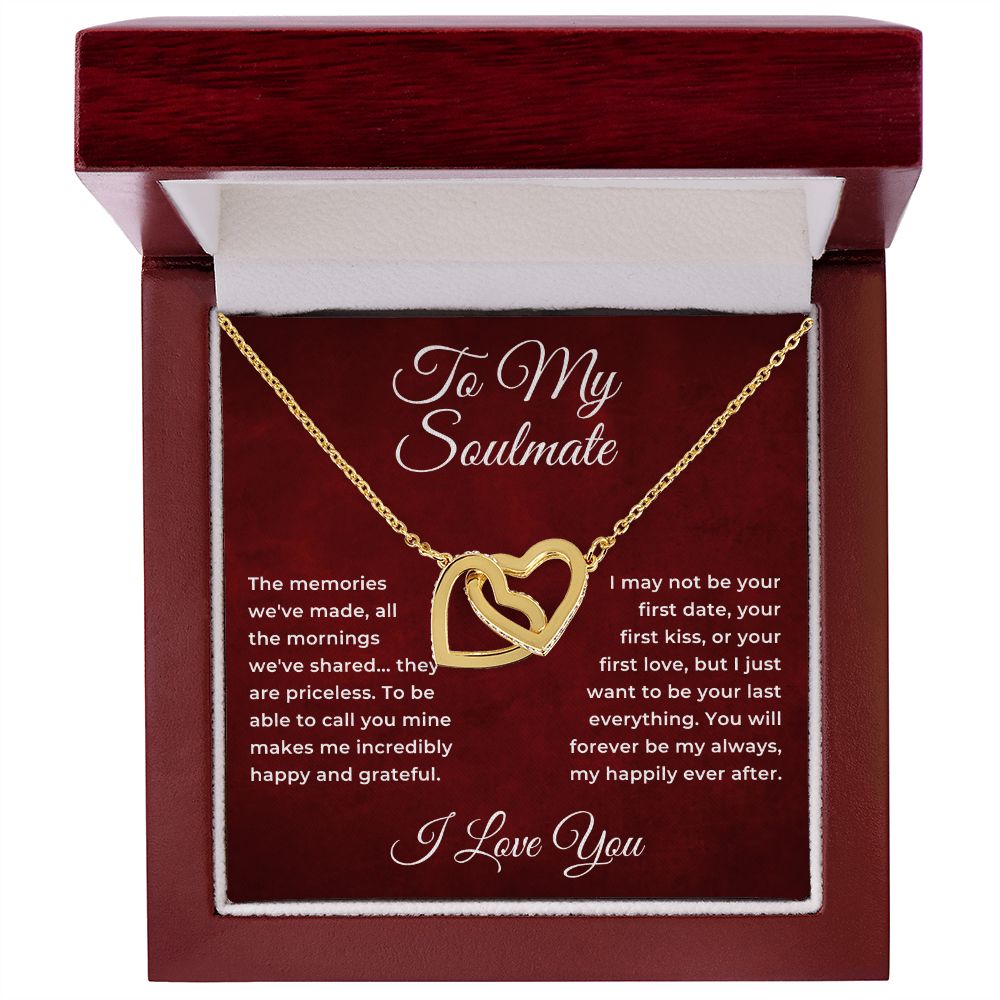Interlocking Hearts Pendant Necklace I722379