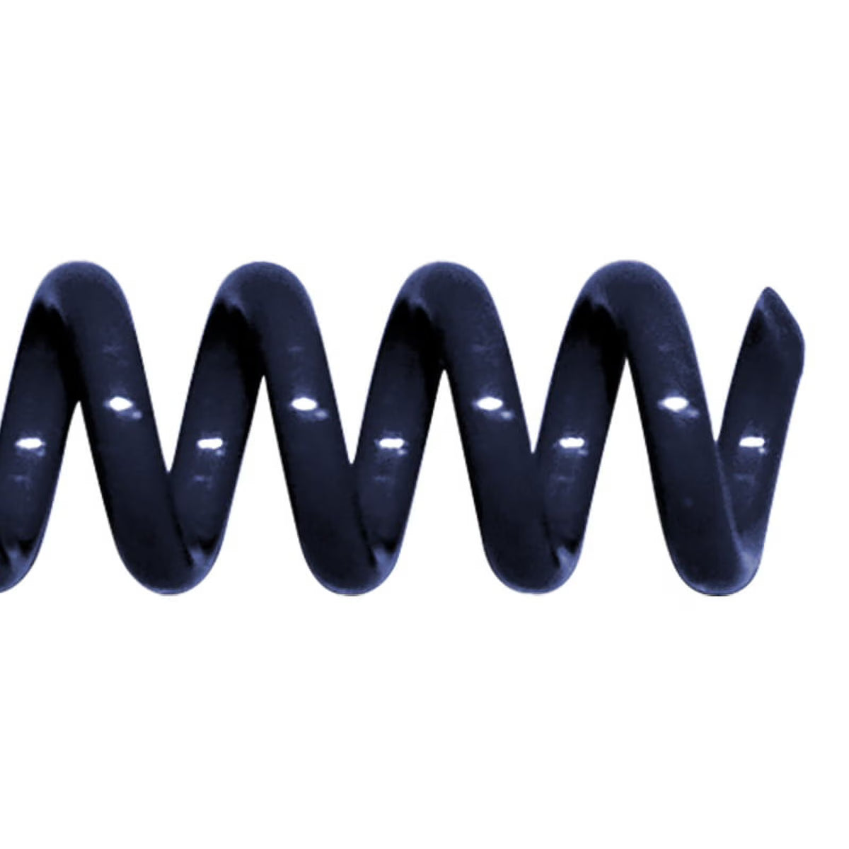 Navy Plastic Spiral Binding Coils 14mm x 12in 100/Bx Y36745