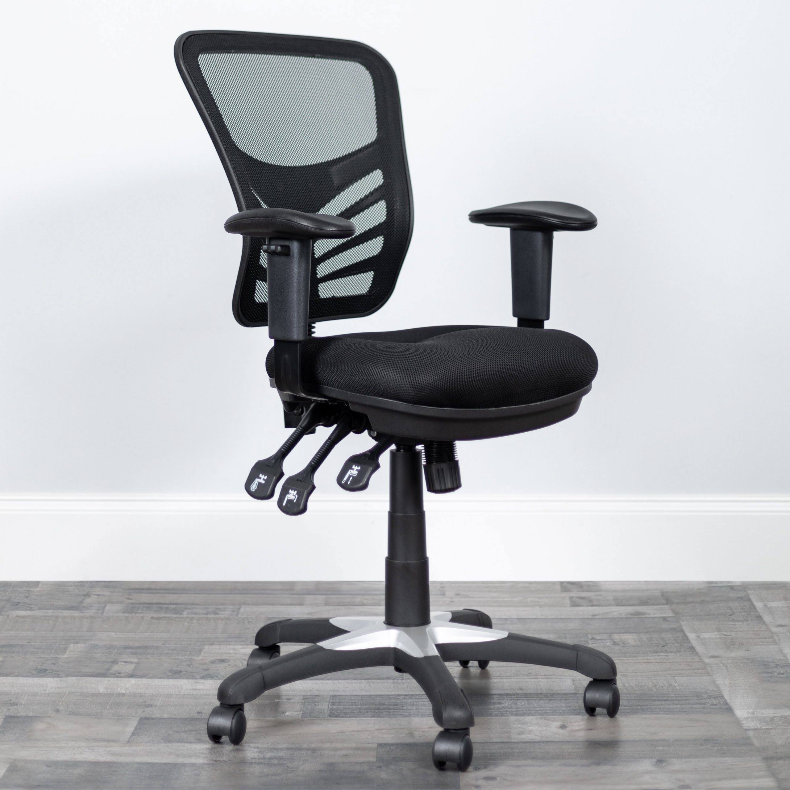 Black Mid-Back Mesh Office Chair T331