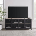 Grey Wash Industrial TV Stand Console U402983